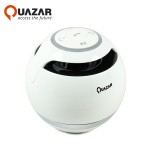 QUAZAR UFO speaker vezeték nélküli bluetooth hangszóró FM rádióval fehér
